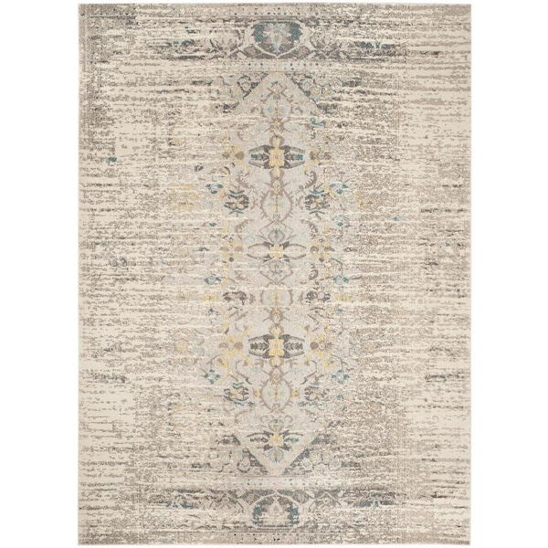 Safavieh Monaco Large Rectangle Area Rug, Grey and Multicolor - 8 x 11 ft. MNC209G-8 - main